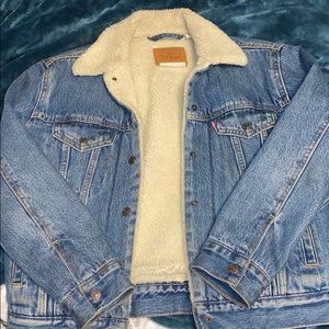 Levi Sherpa Jean Jacket